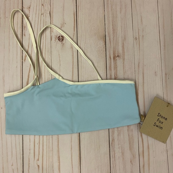 NWT Stone Fox Swim Ibiza bikini top in summer song size XS and XL - Picture 2 of 5